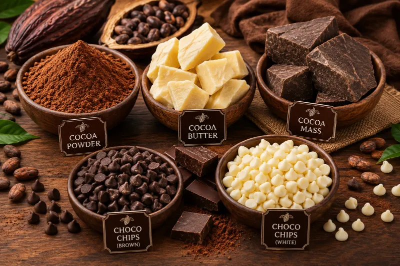 Multiple Industrial Use Cocoa Products