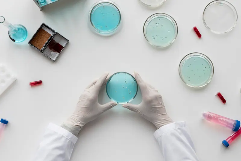 ELISA microplate testing in the laboratory